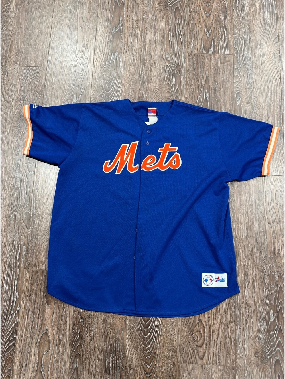 Vintage Majestic MLB Baseball Mike Piazza NY Mets RARWJersey
